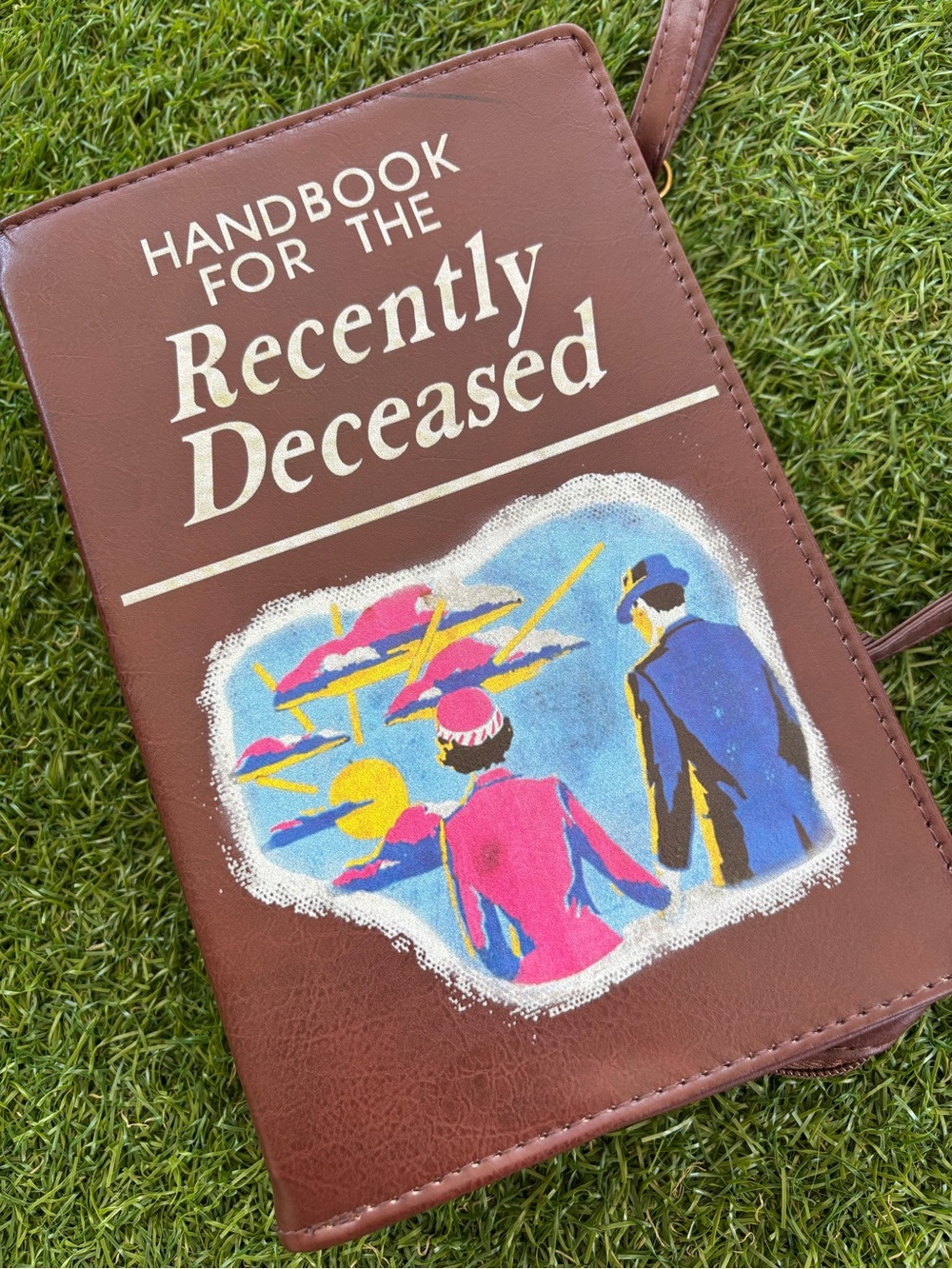 Handbook for the Recently Deceased Brown Crossbody Bag